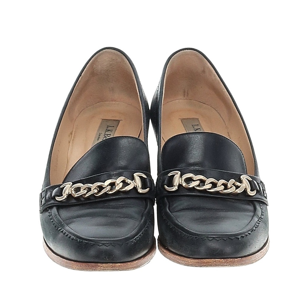2 PAIRS LK Bennett London Black & Michael Kors Brown Loafers Heels Sz 6